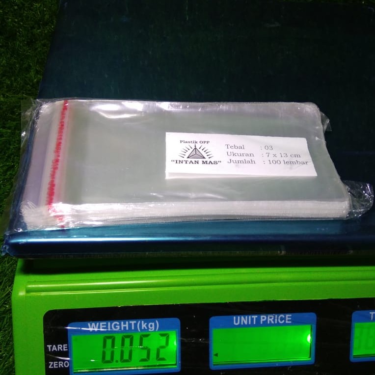DISKON MURAH!!! Plastik OPP 7 x 13 cm Seal - Lem 1000 lembar