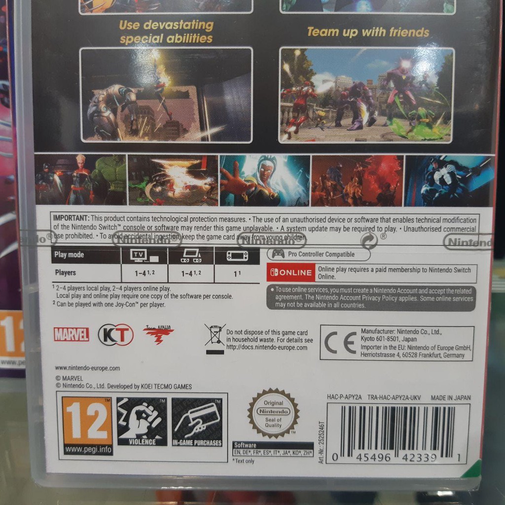 Marvel Ultimate Alliance 3 The Black Order Game Nintendo Switch gameswitch