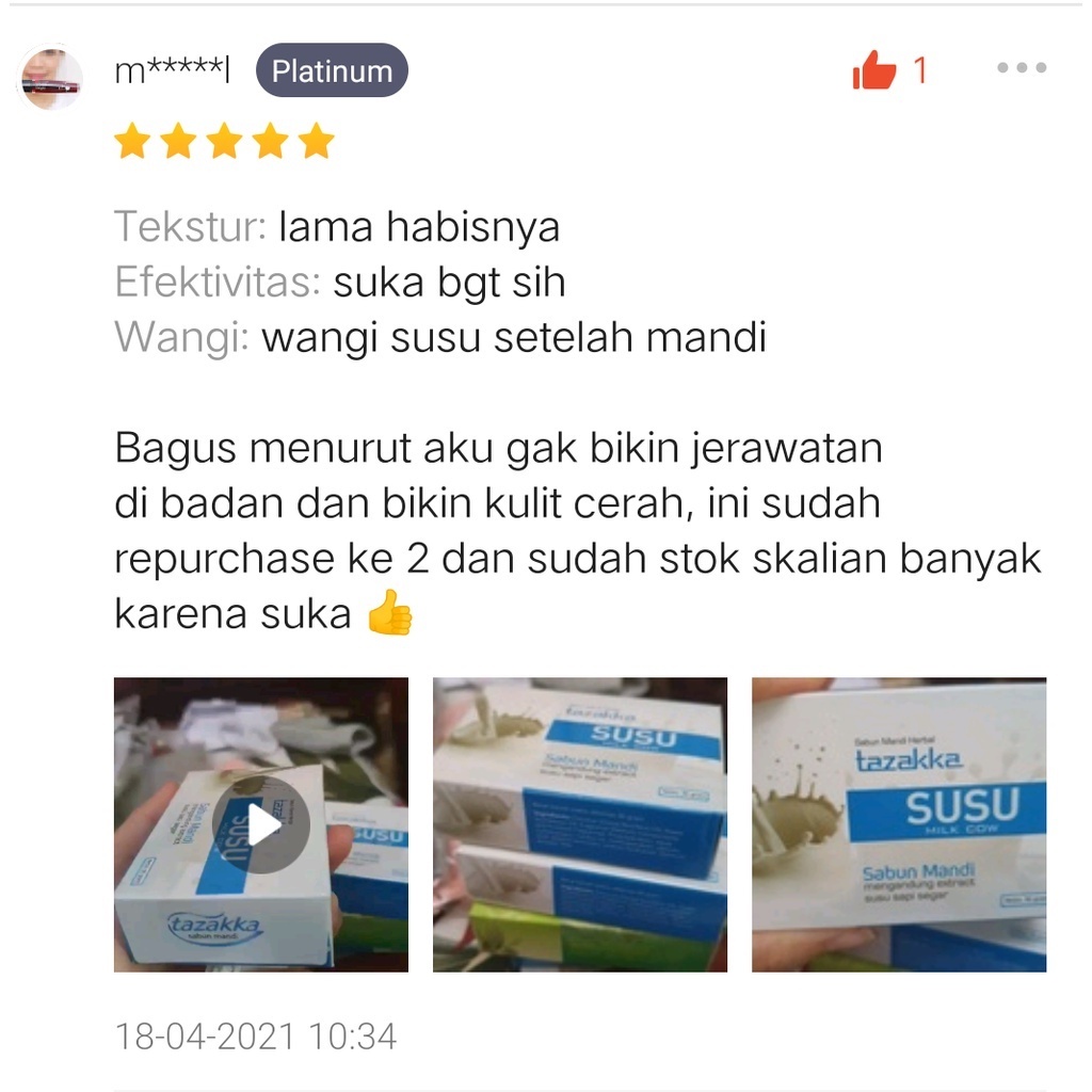 ,639_ Sabun Pemutih Wajah Permanen Susu Tazakka