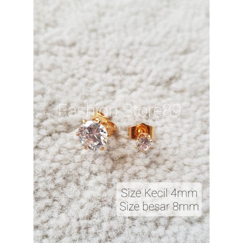 Anting permata zircon Xuping / perhiasan import xuping permata zircon