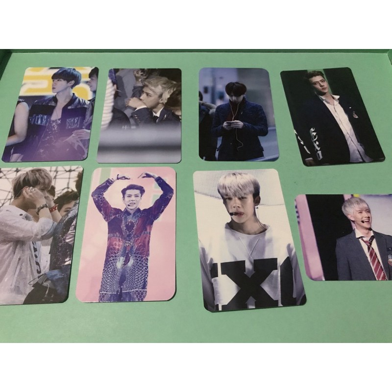 BOOKED Photocard Sehun Fansite Awesome Sehunee