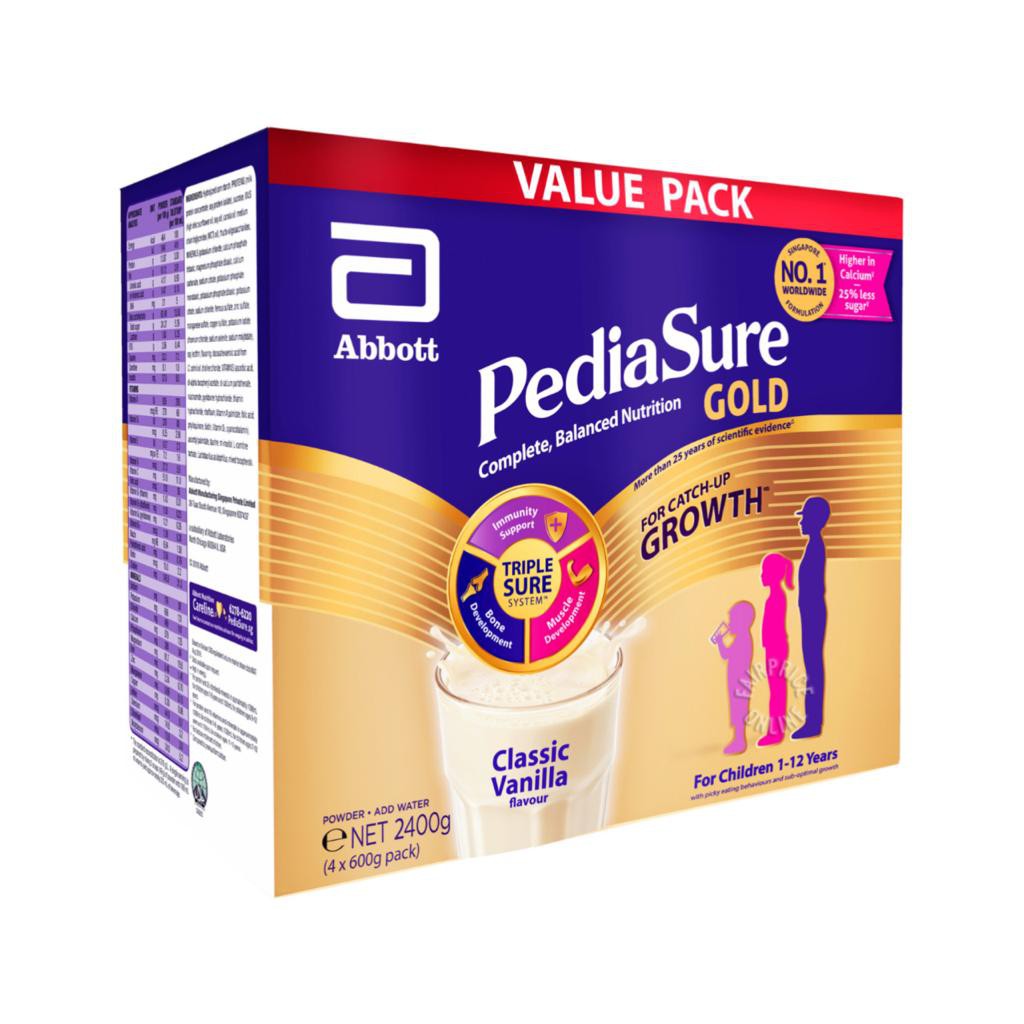 PediaSure Gold TripleSure Milk Powder 2400g - Classic Vanilla