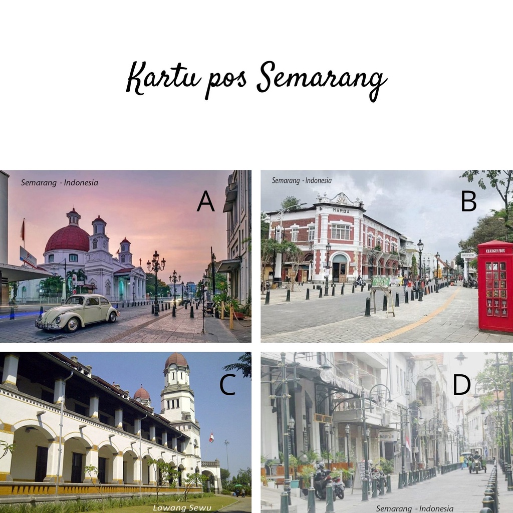 

MC- Kartu pos kartupos kota Semarang / Semarang city postcard