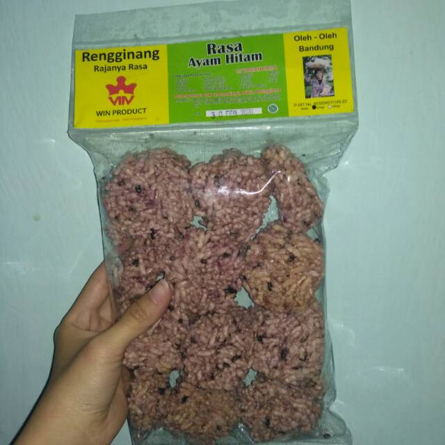 

Rengginang Rajanya Rasa Varian Rasa Ayam Hitam 200gr