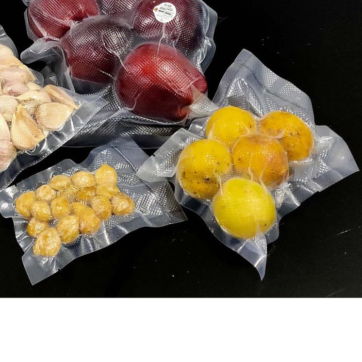 

✻ 17x25 Plastic vacuum bag emboss 50pcs / plastik vakum sealer / plastik vakum makanan / vacuum seal