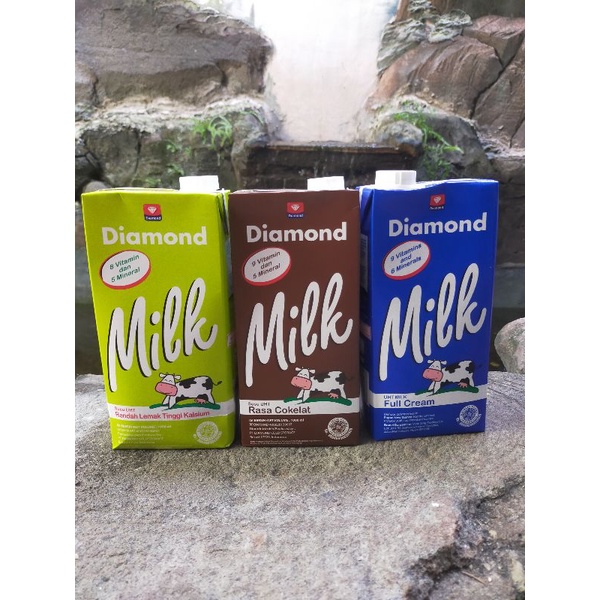 

Susu diamond UHT 1 liter 1L 1000ml exp 2025