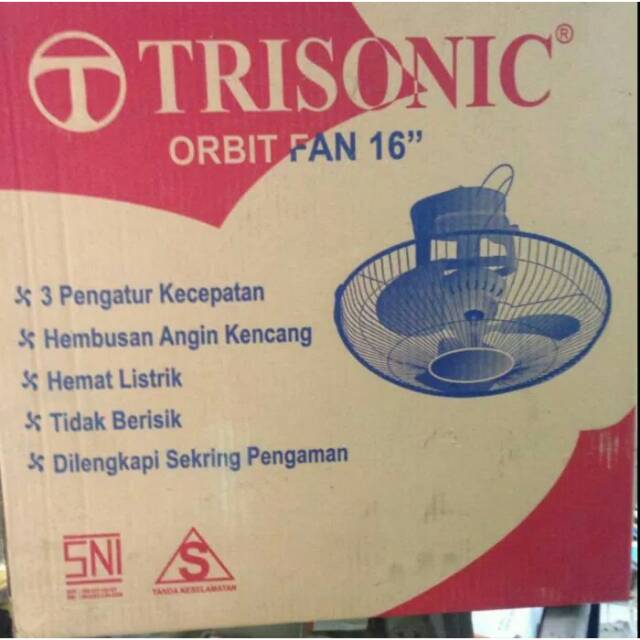 ORBIT FAN /AUTO FAN TRISONIC 16&quot;