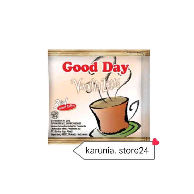 

Kopi Good Day Vanilla Latte 10 pcs