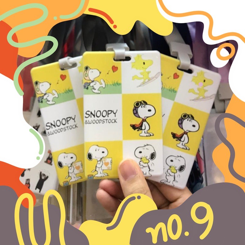 

Name Tag / Lanyard Lucu - Snoopy