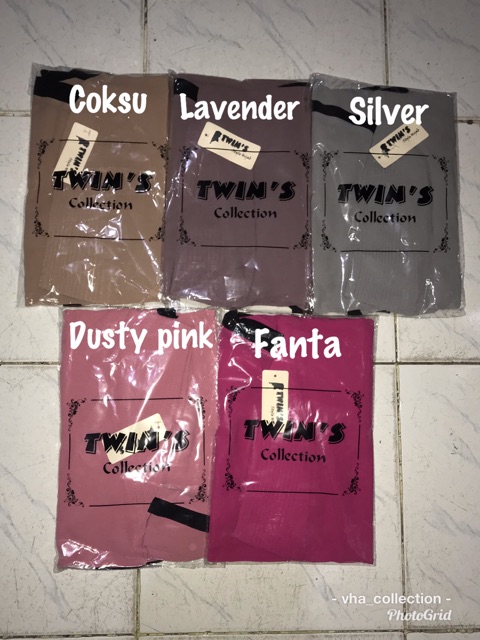 TWINS | Khimar 2List Ceruty babydoll