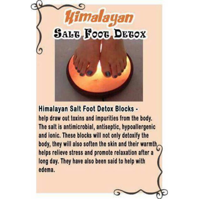 Himalayan Salt Lamp Foot Detoxer Lampu Garam Himalaya Kaki Detox