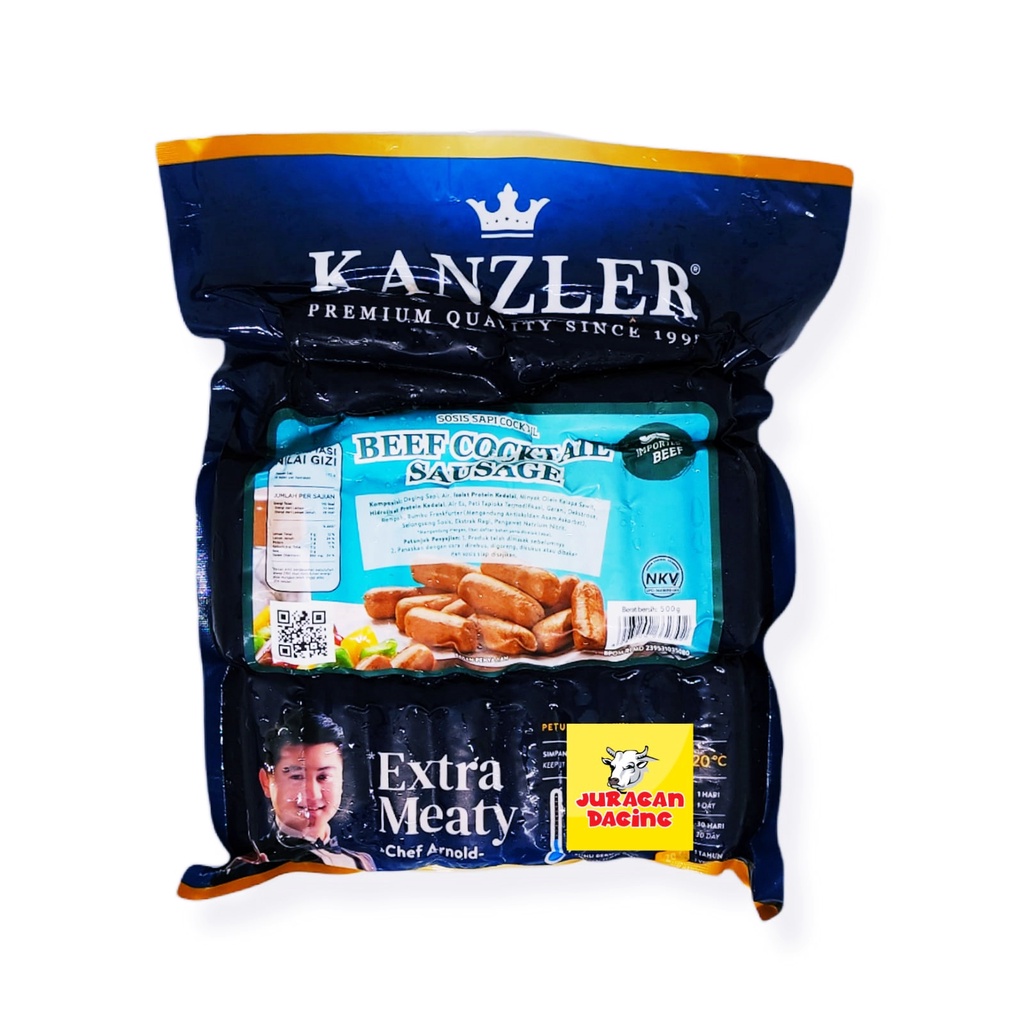 

Kanzler Sosis Beef Cocktail 500 gr