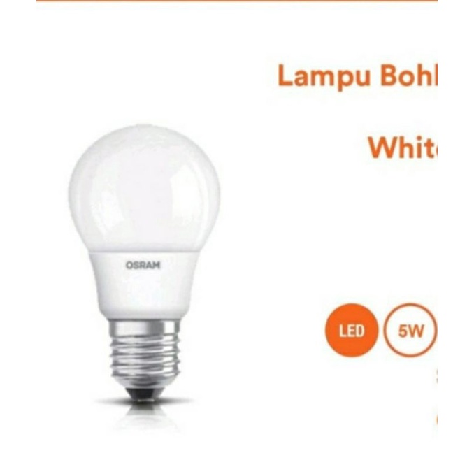 LAMPU OSRAM LED 5WATT GARANSI RESMI 1TAHUN