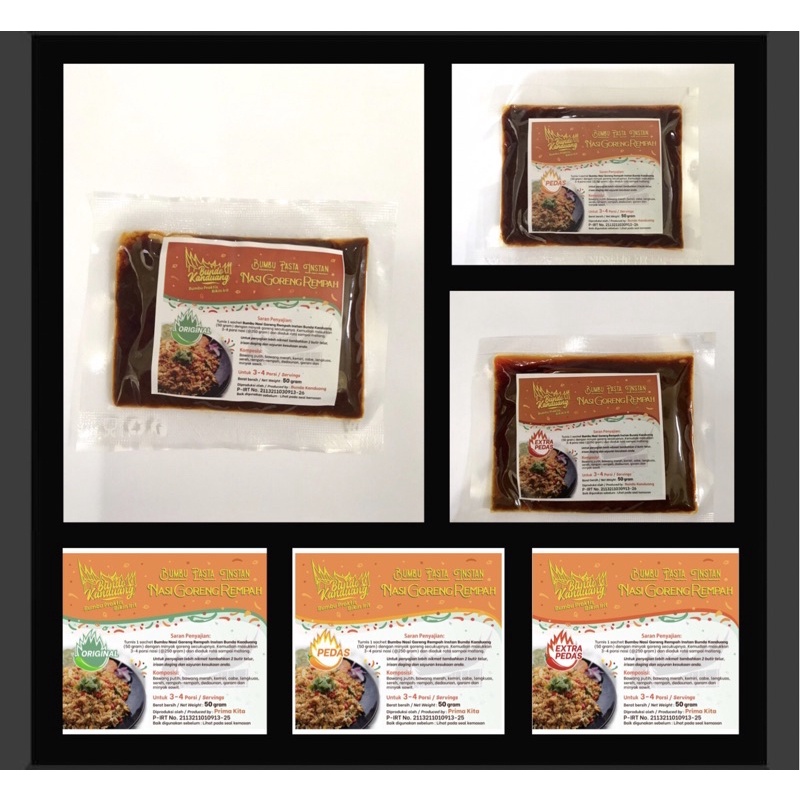 

BUMBU PASTA INSTAN NASI GORENG REMPAH BUNDO KANDUANG