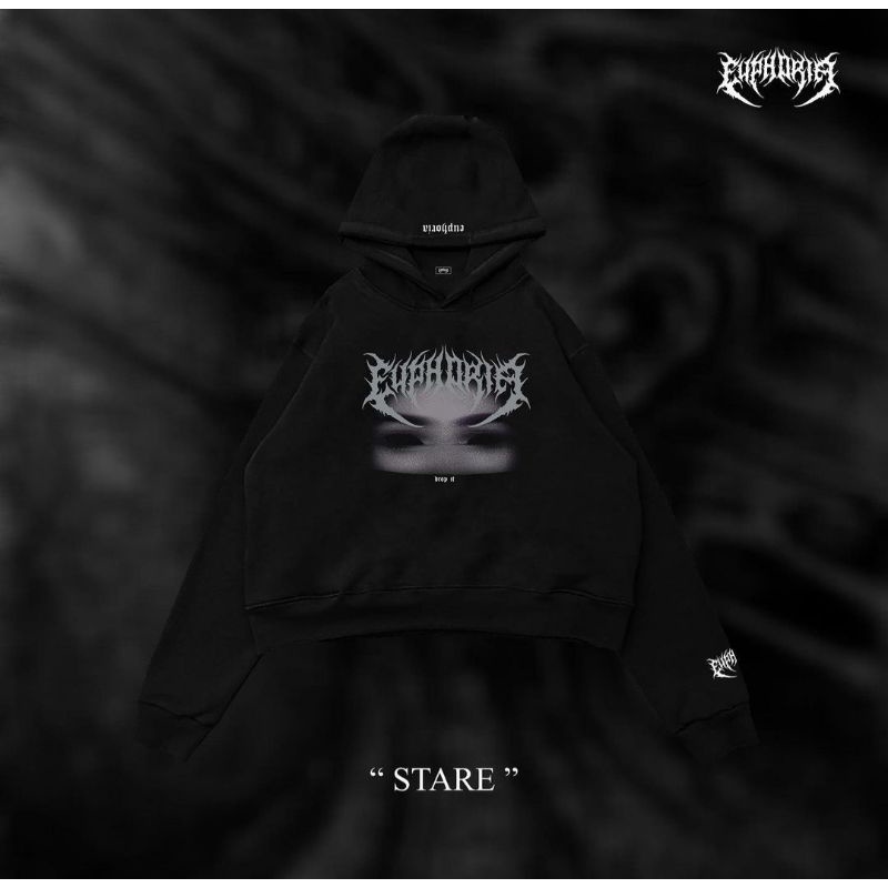 CROOP HOODIE "STARE" EUPHORIA.CO_ DROP II