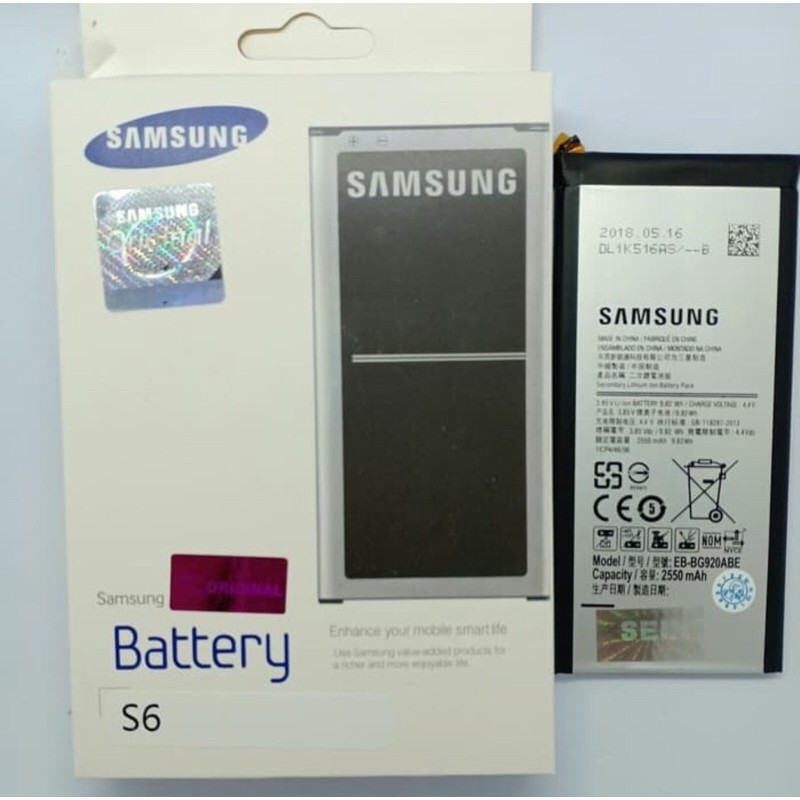 Baterai Original Samsung S6 / G920 Baterai /  Batere / Battery