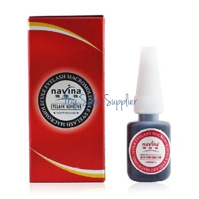 Navina Eyelash Extension Glue 10g / Lem Bulu Mata Tanam MERAH