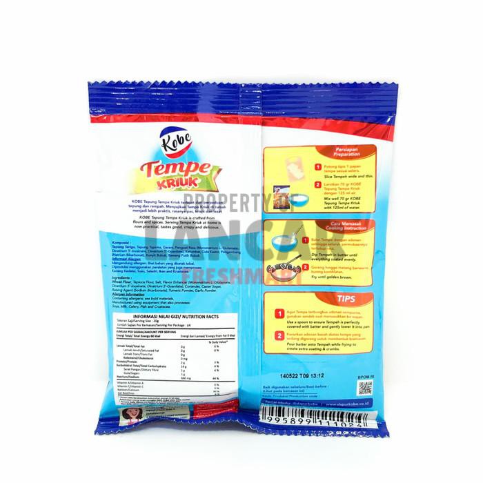 KOBE TEPUNG TEMPE KRIUK 70GR