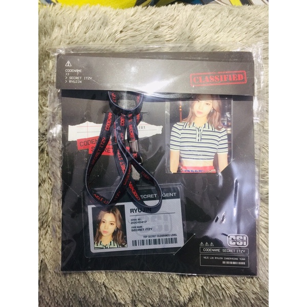 Agent ID Card + Lanyard Set Ryujin ITZY CSI