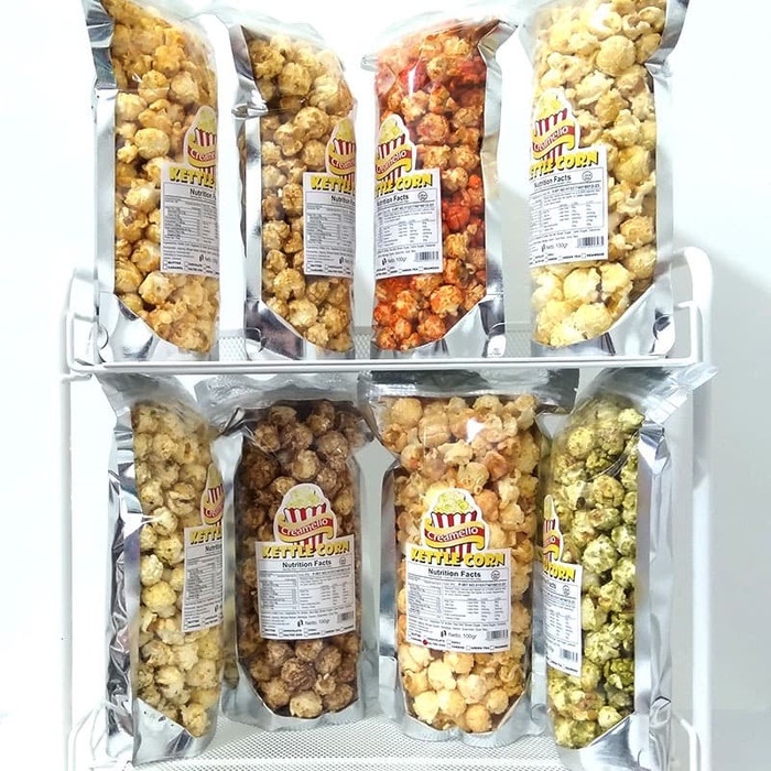 

Instant-Camilan- Creamello Popcorn Caramel Coklat Cheese Seaweed Green Tea Butter Chili - B.Coklat