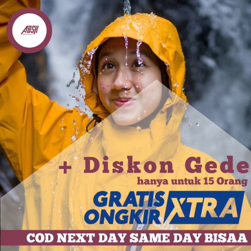 Raincoat Mantel Hujan Jas Ujan Wd Wild Original Dewasa Jaket Celana Gunung Outdoor Pria Wanita cowok