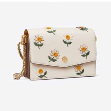 Tory Burch Robinson Embroidered Mini Shoulder Bag