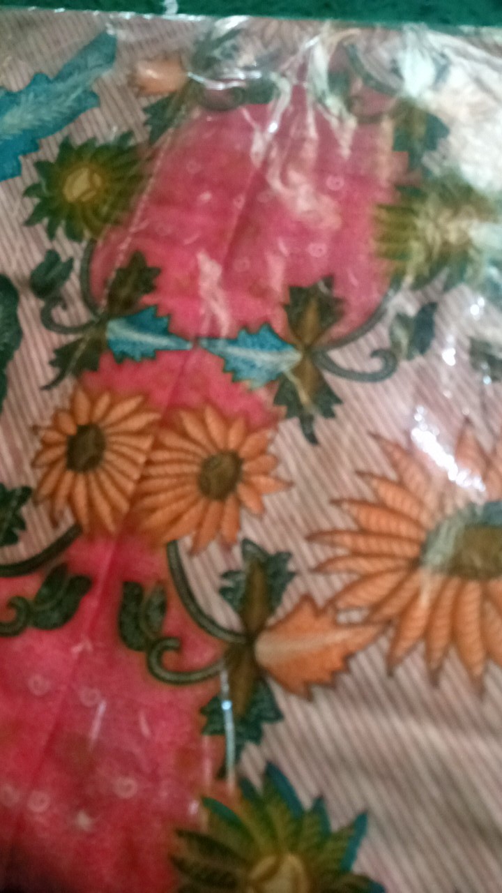 Batik Couple Keluarga Sania Ruffle Ori Ndoro Jowi Dnt Motif Incim Pink