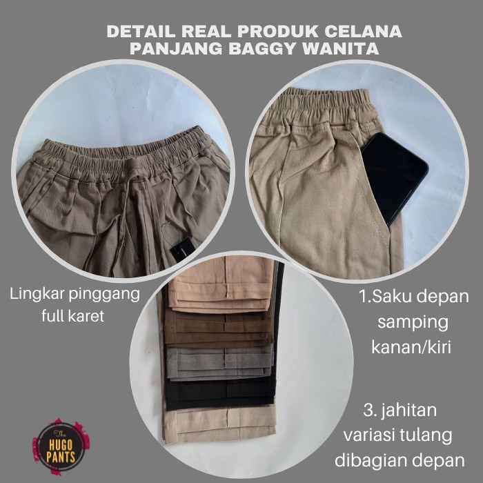 BAGGY PANTS CELANA KERJA WANITA KANTOR PANJANG CELANA BAGY PANTS BAWAHAN WANITA CELANA CEWEK