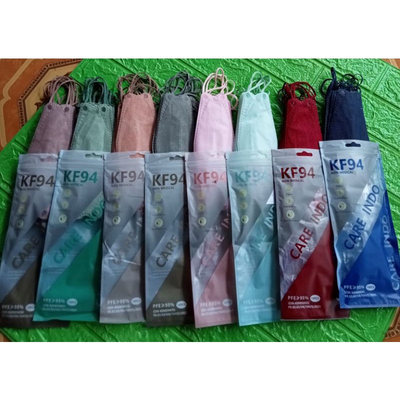 MASKER KF 94 CAREINDO WARNA