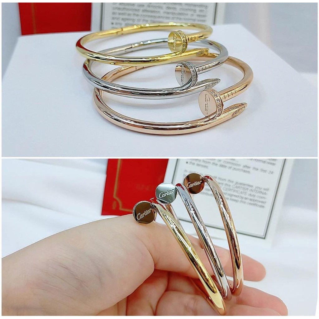 COD! gelang dan cincin titanium anti karat/ gelang dan cincin paku cap crtier /cincin size 5,6,7,8,9