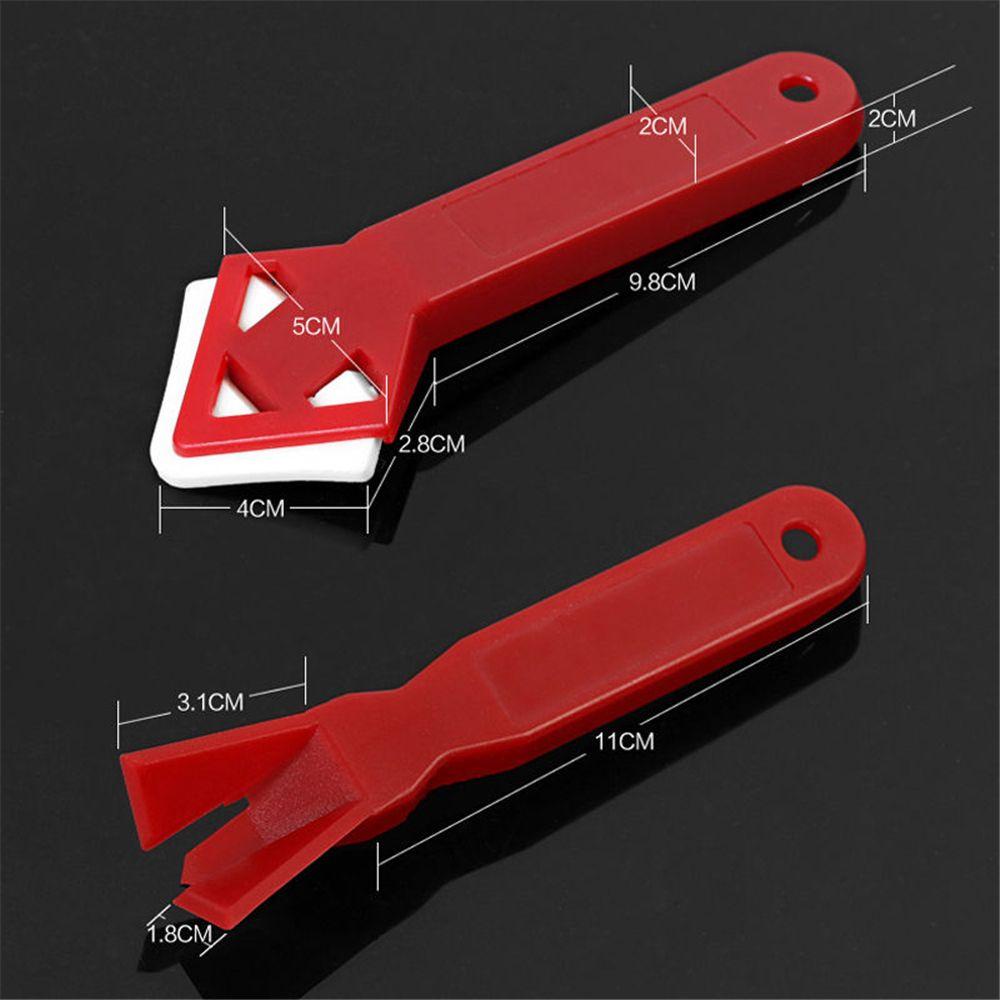 Top 2pcs/set Scraper Kaca Semen Kombinasi Silicone Hand Tools Spreader Spatula