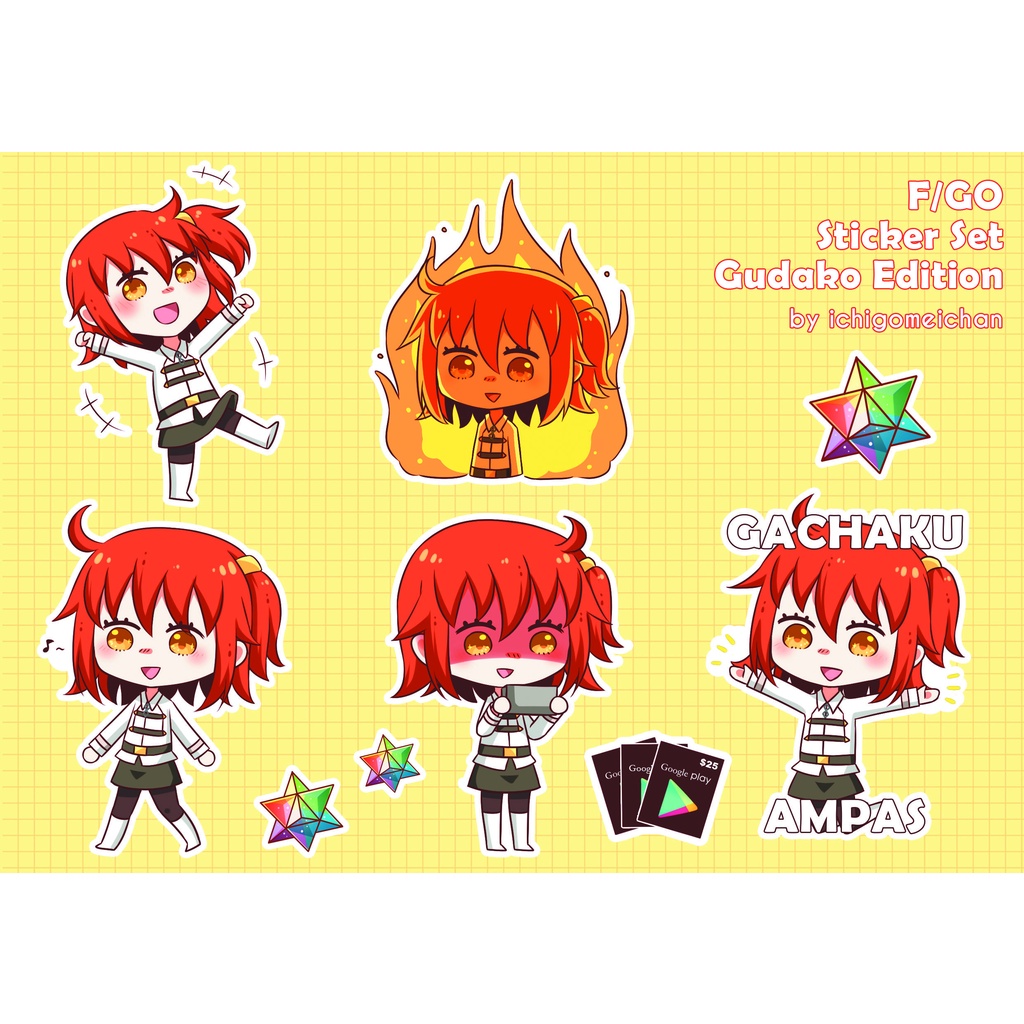 

F/GO Fate Grand Order Kiss Cut Sticker