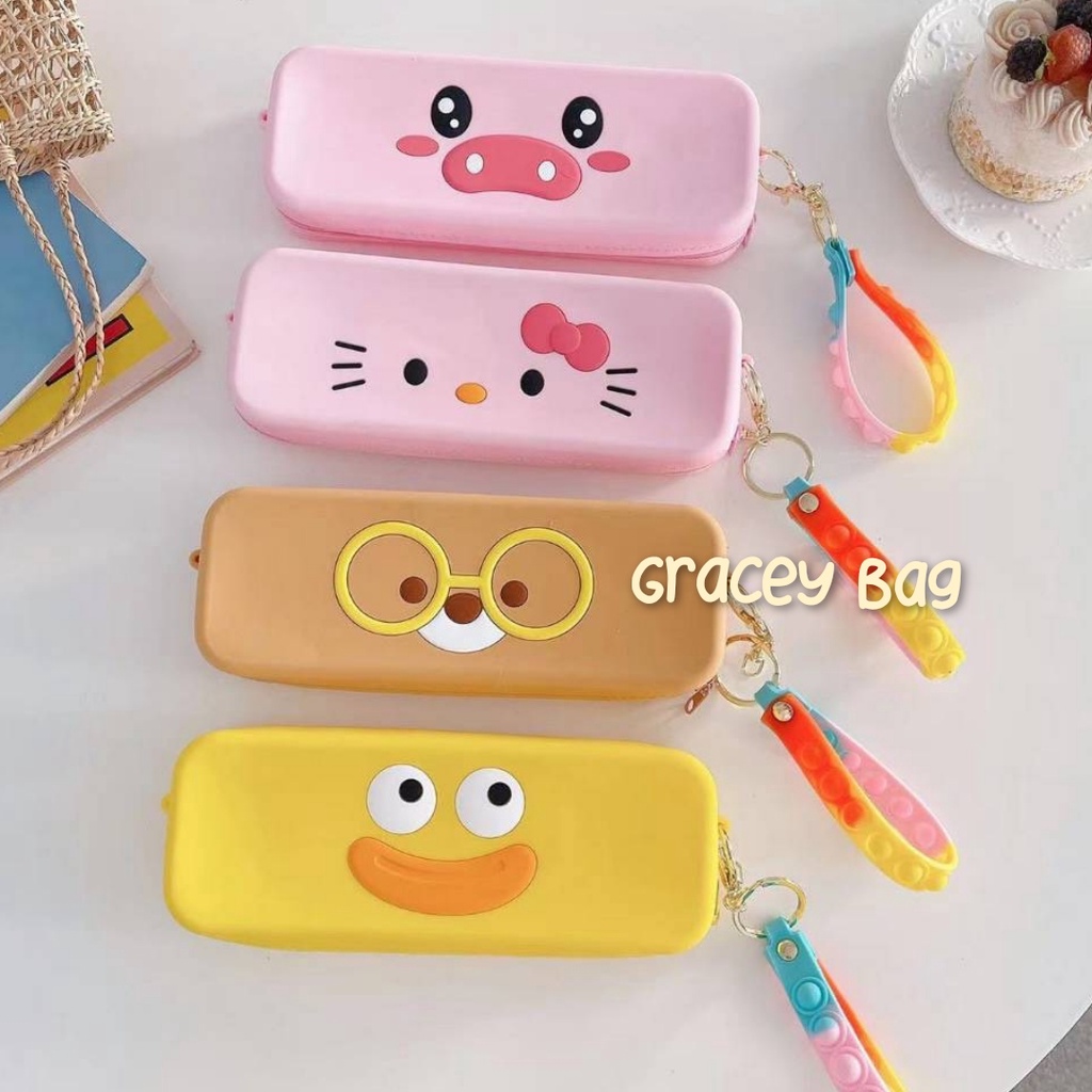 Tempat Pensil Pop It / Pencil Case Pop It Impor