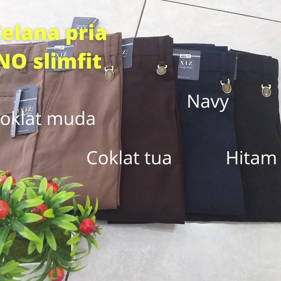 ✨Original✨ celana bahan pria celana kerja pria celana formal pria  reguler tidak slim fit celana pan