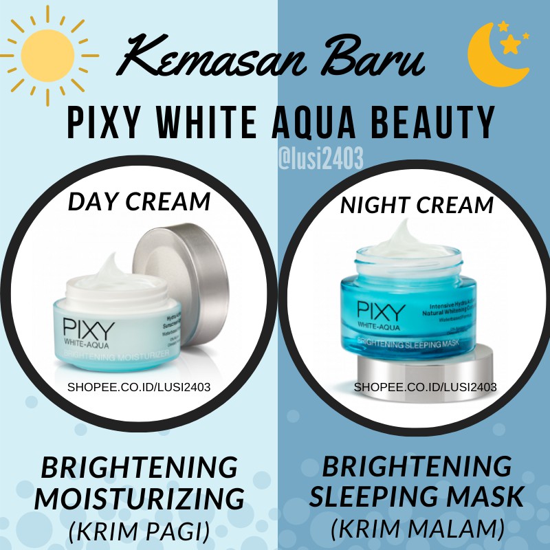 pixy aqua brightening moisturizer