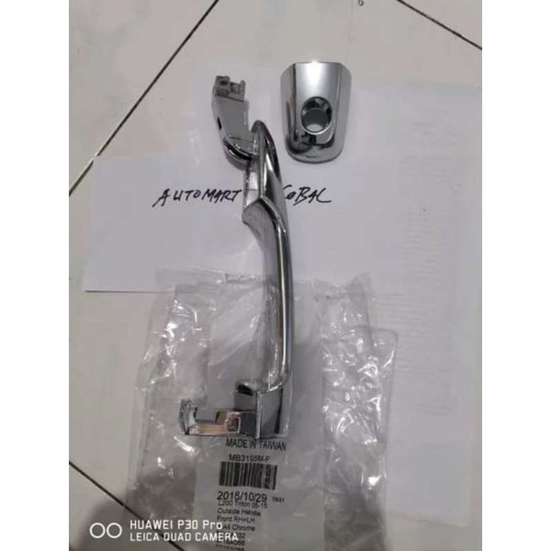 handle handel pintu luar depan Mitsubishi triton pajero sport crom