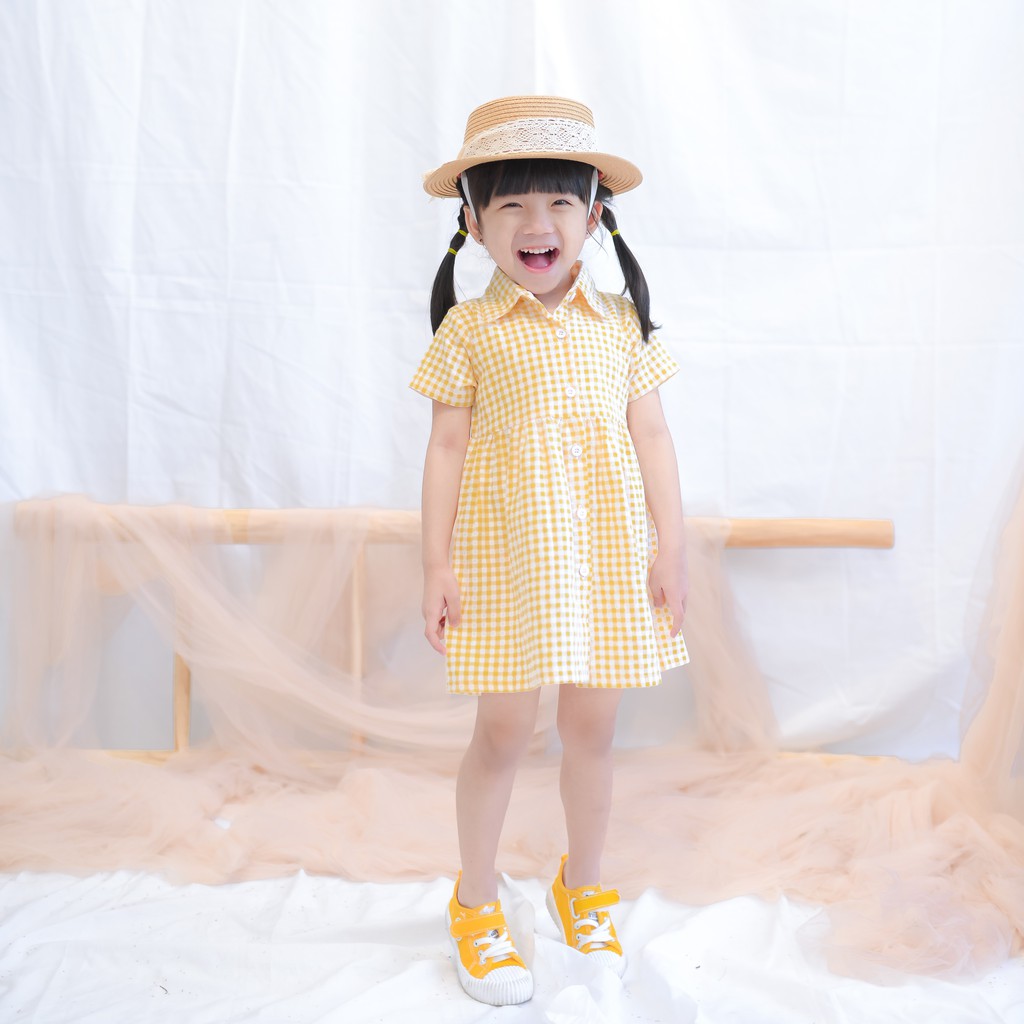 Luna Dress Baju Cewe Cewek Anak Perempuan Katun Adem Usia 1 2 3 4 5 6 Tahun Dera Kids Shopee Indonesia