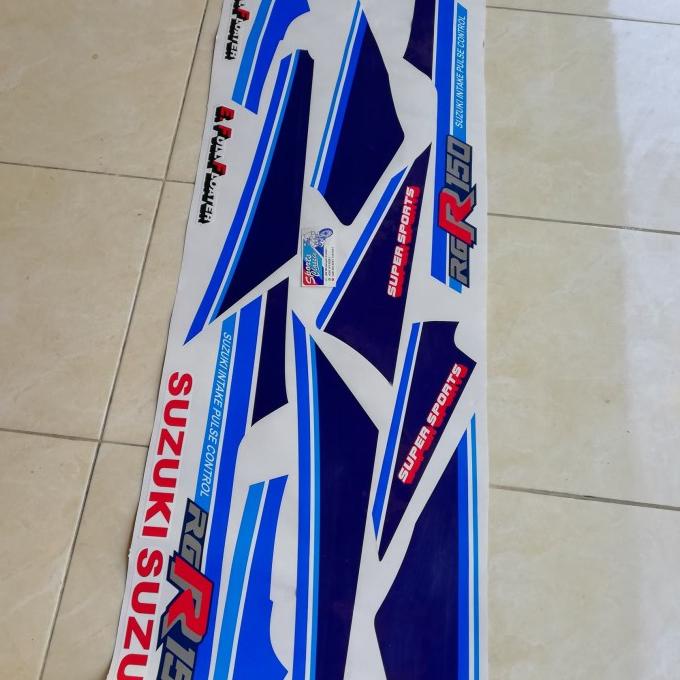 `````````] Striping-Sticker suzuki RGR 91 Sprinter Putih