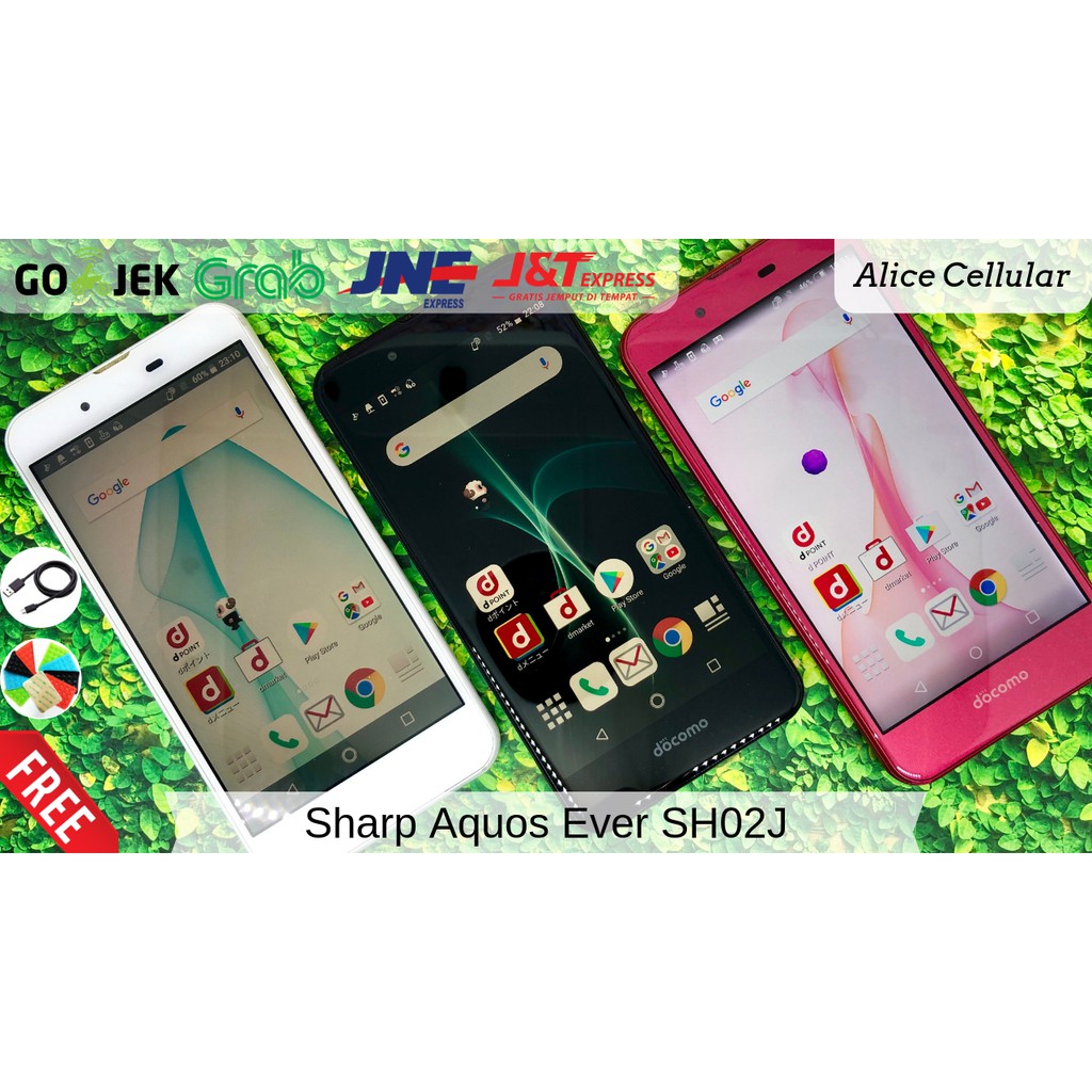 Sharp Aquos Ever Sh02j 4g Lte Seken Ori Shopee Indonesia