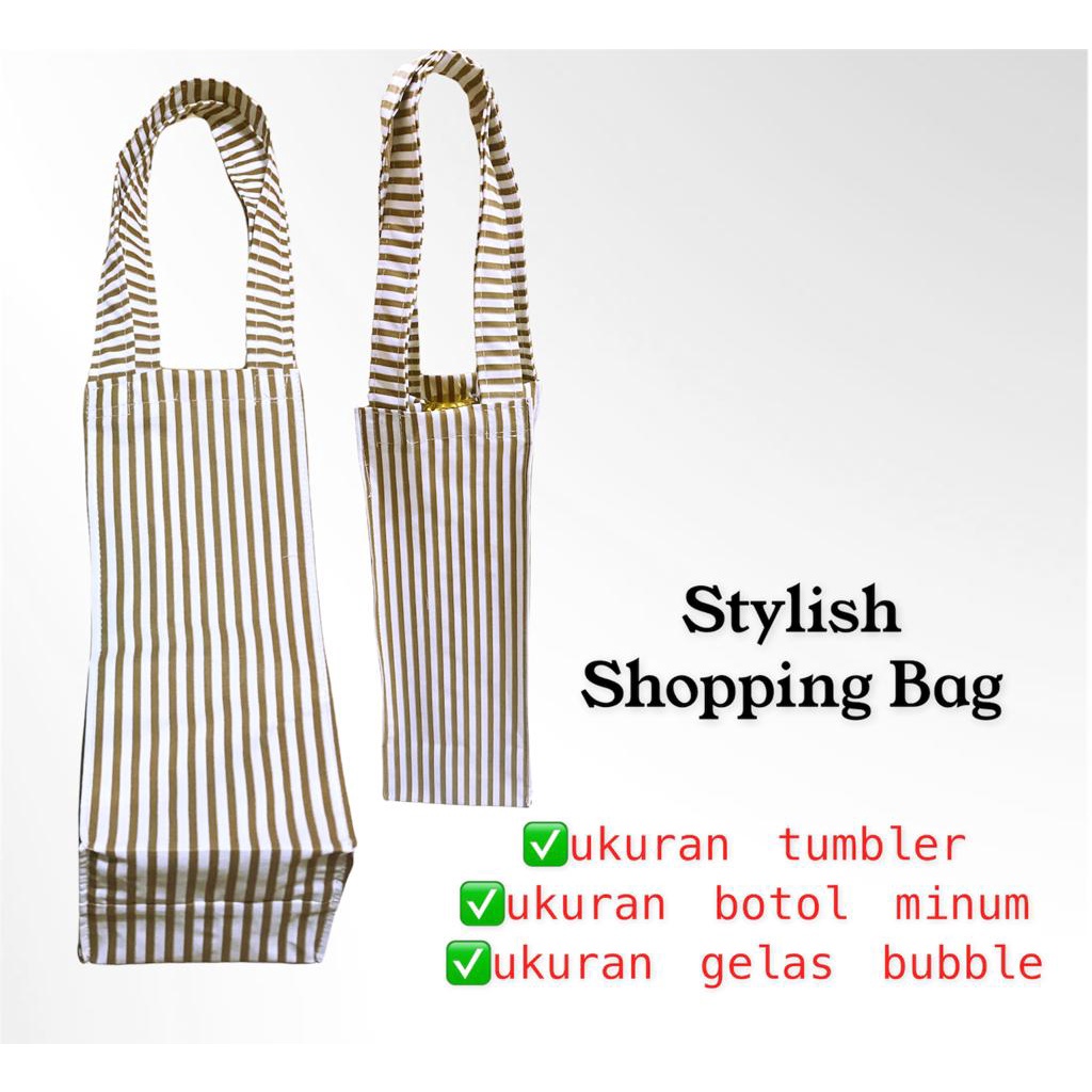 Fawn'G Handmade - Stylish Shopping Bag / Tas Tumbler / Tas Belanja Kain