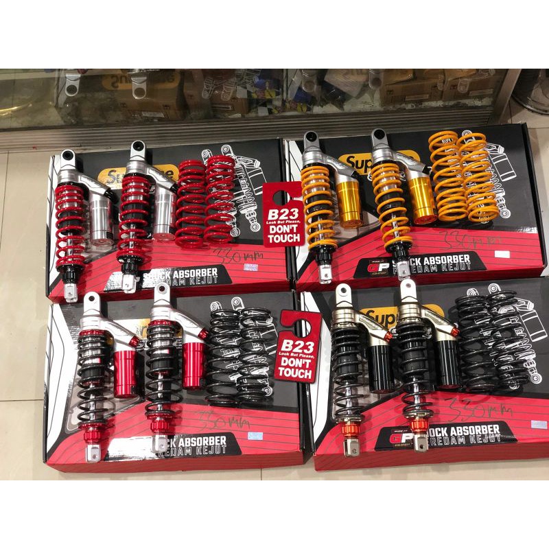 shock ride it gp supreme nmax old 330mm n max double klik kompresi ribon racing new