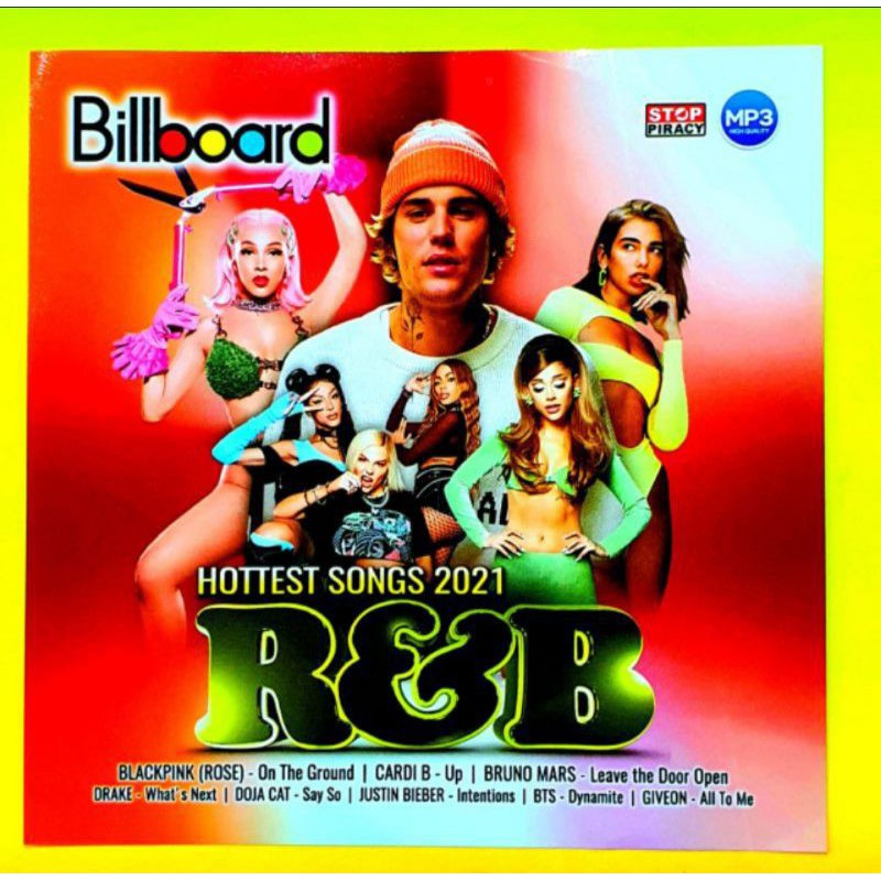 Kaset Mp3 Lagu Billboard RnB R&B - Musik Billboard Barat Terbaru - CD