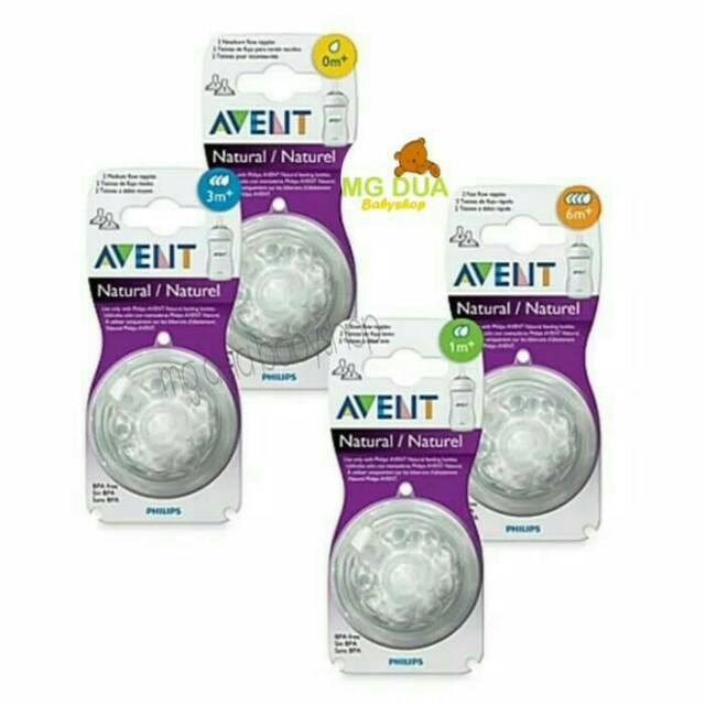 Avent Nipple Botol Susu/Avent Dot/Avent Nipple Classic/Avent Nipple Natural