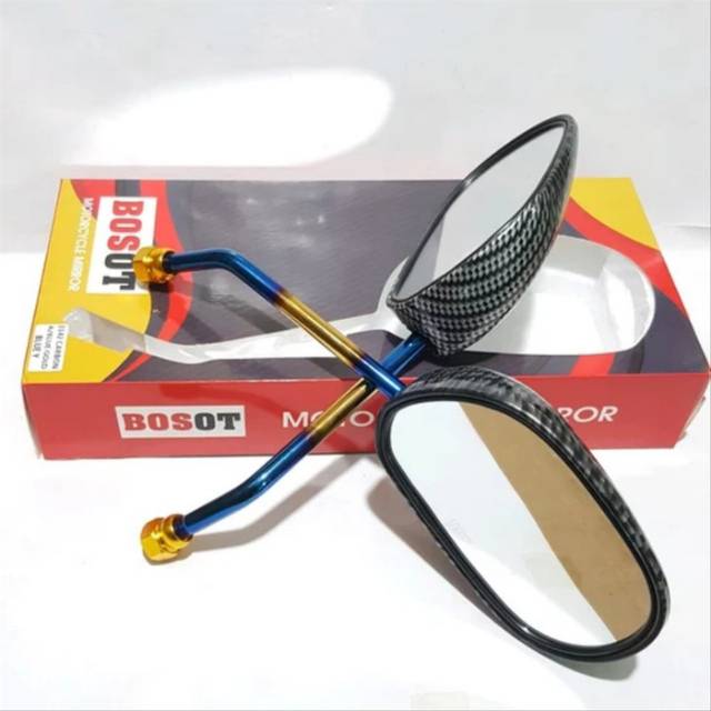 Spion karbon 2 tone bakaran mio BOSOT