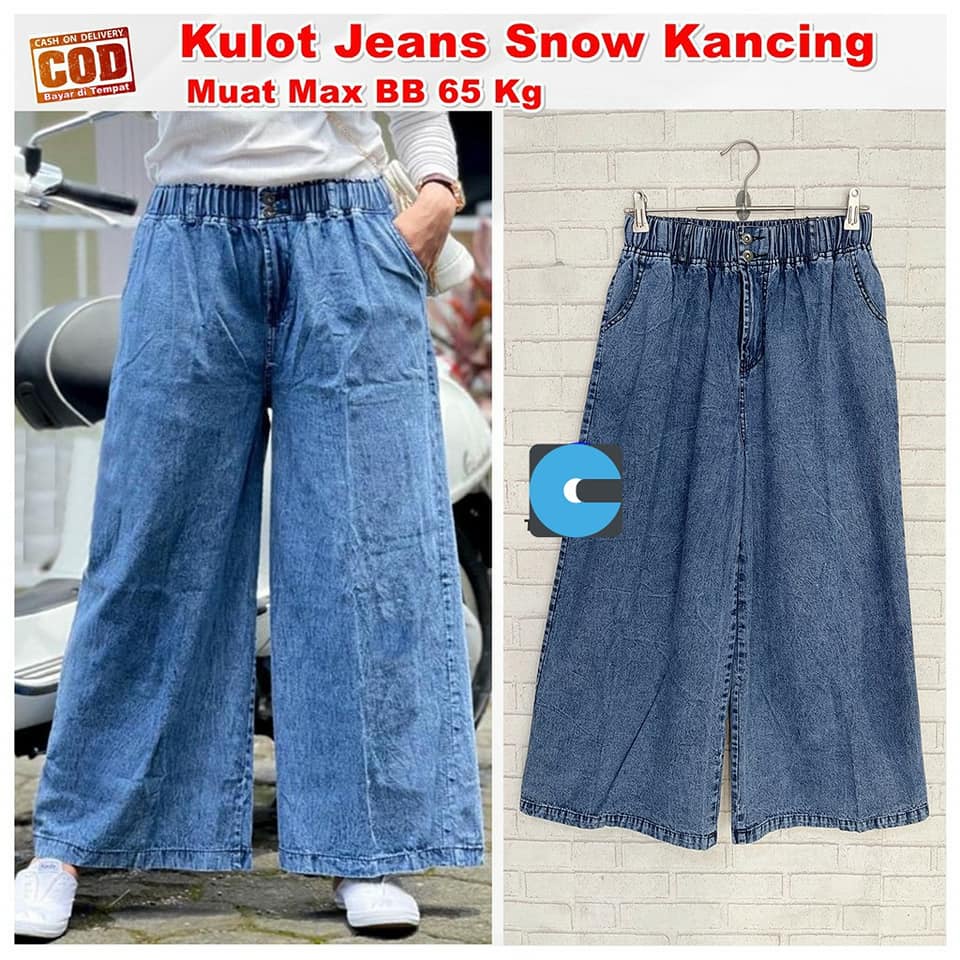 kulot jeans Highwaist snow