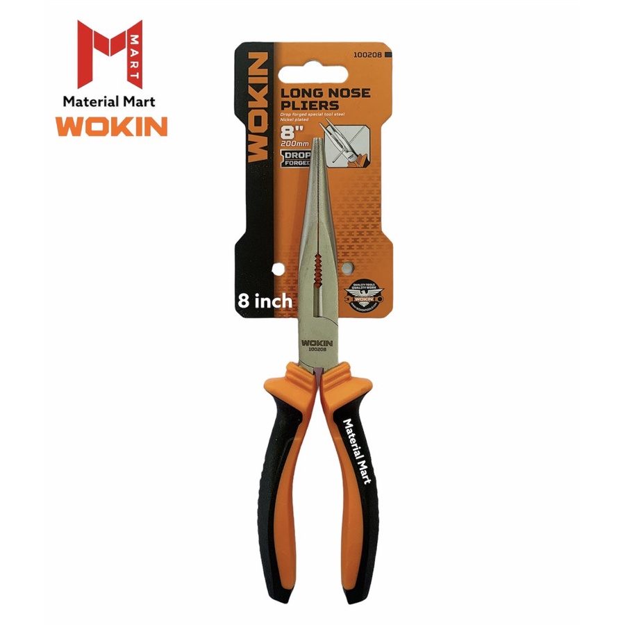 Tang Lancip 6 Inch Wokin | Long Nose Plier 8&quot; | Tang Jepit Runcing 6&quot; | Material Mart