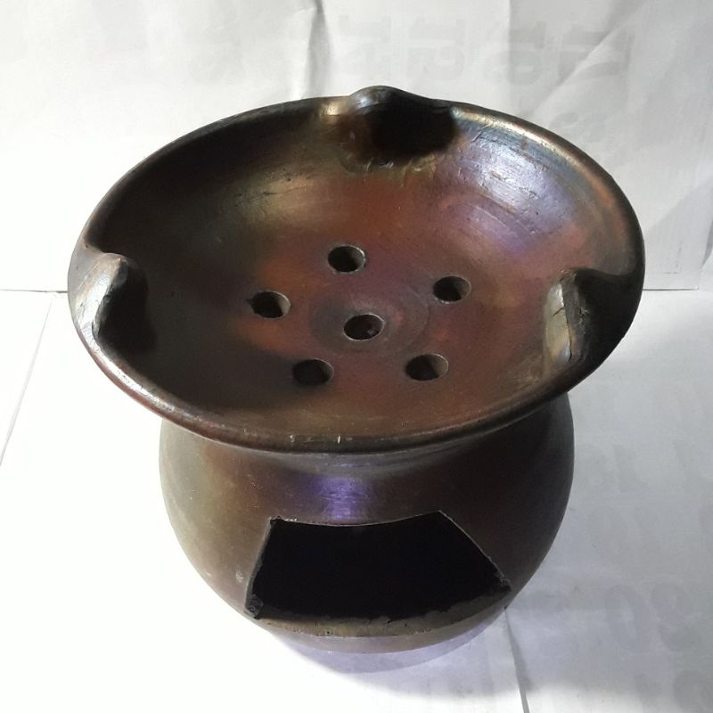 anglo besar gerabah tanah liat diameter 19 cm tinggi 16 cm