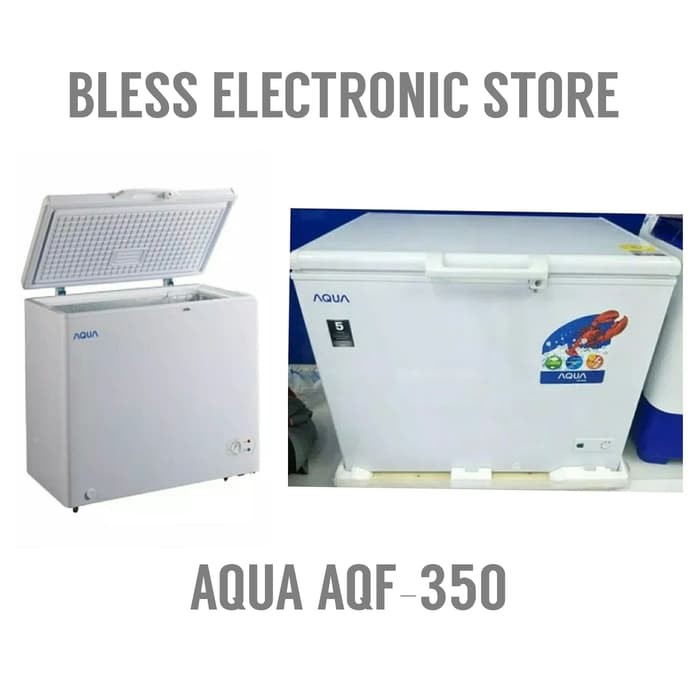 KULKAS BOX CHEST FREEZER AQUA 350 LITER AQF 350 R (Khusus Kota Palembang)
