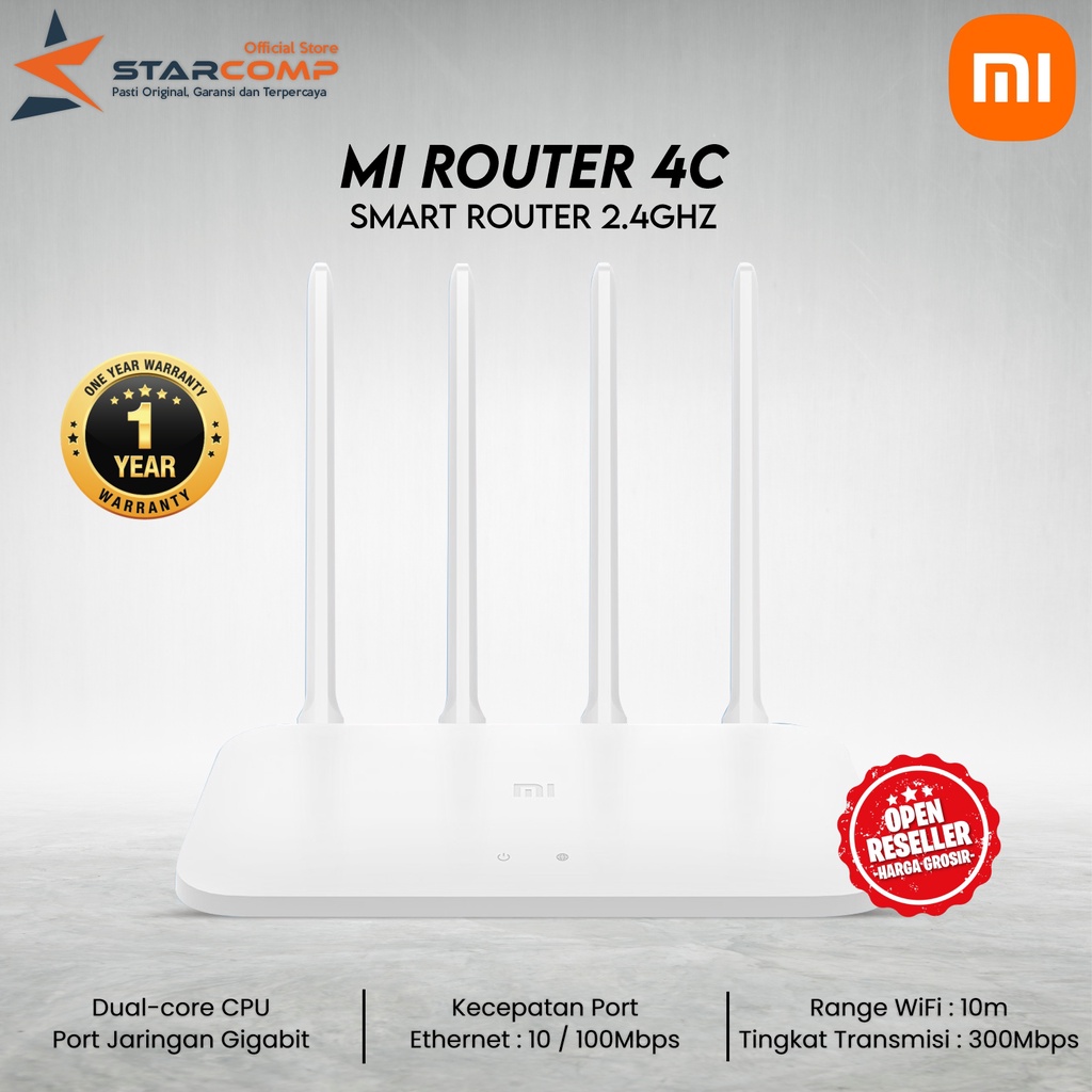 Xiaomi MI Router 4C WiFi Router Xiaomi Smart Router 2.4GHz Original