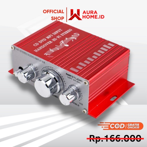 Lepy Hi-Fi Stereo Amplifier Speaker 2 channel 20W / Ampli Amplifier Speaker Spiker Subwoofer Audio S